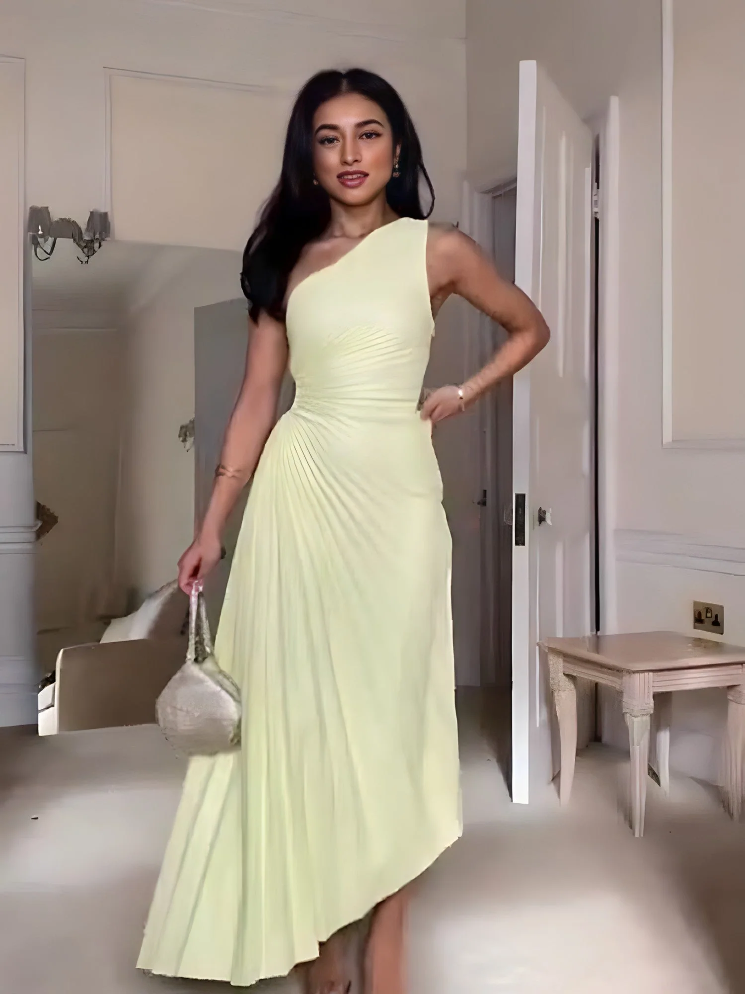 Alice™ - One Shoulder Pleated Dress - Image 14