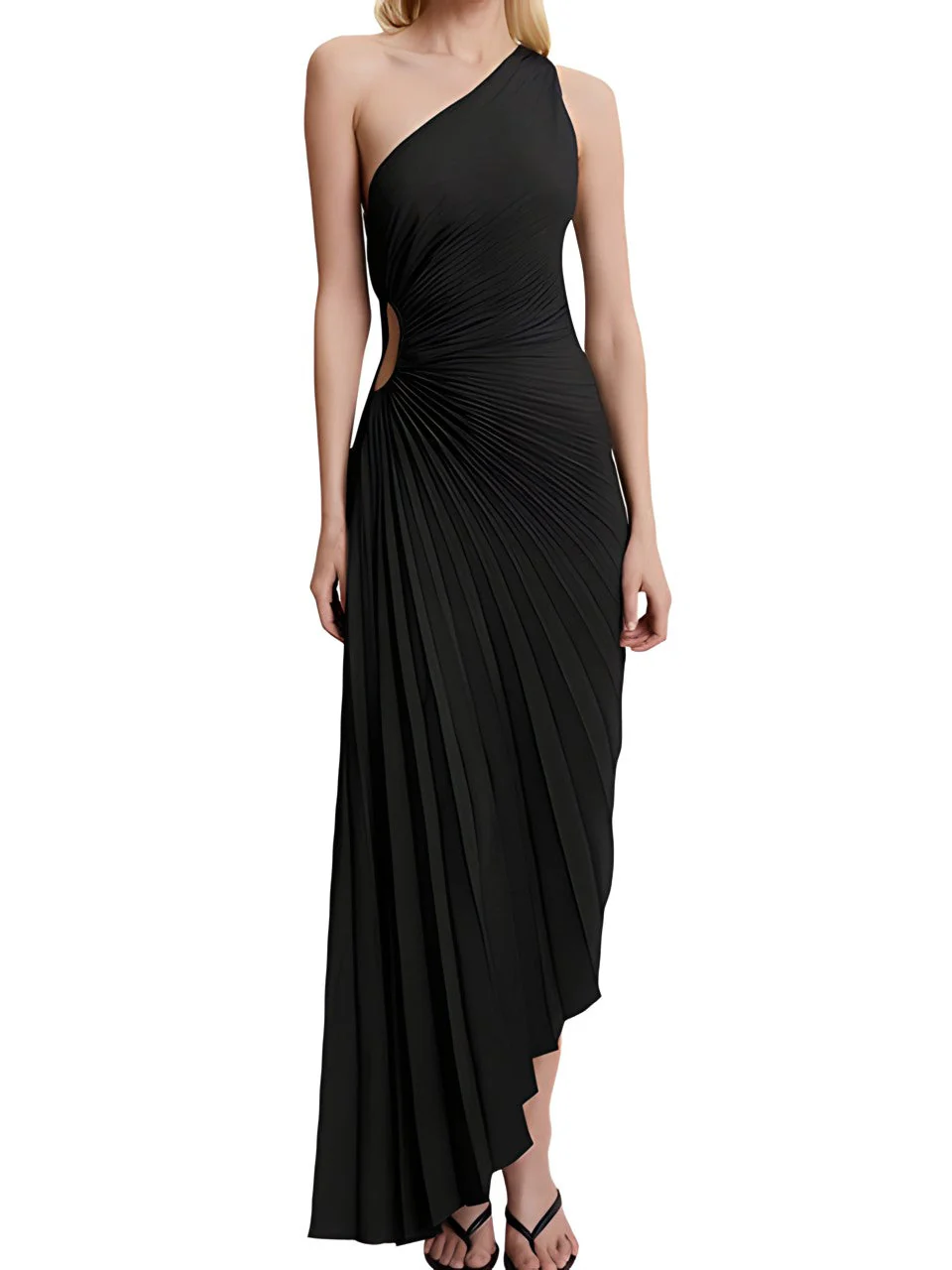 Alice™ - One Shoulder Pleated Dress - Image 4