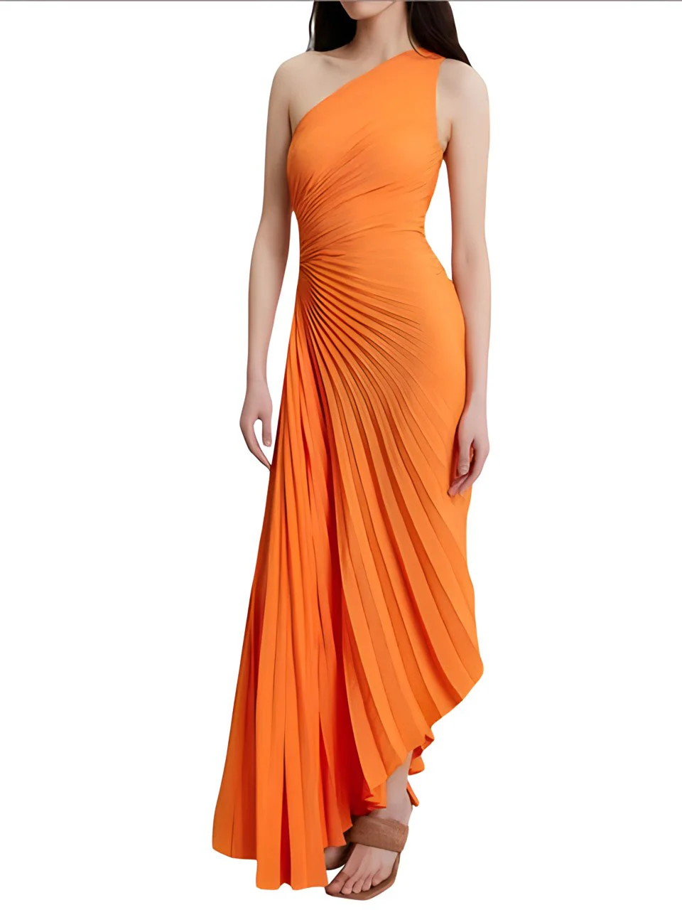 Alice™ - One Shoulder Pleated Dress - Image 8