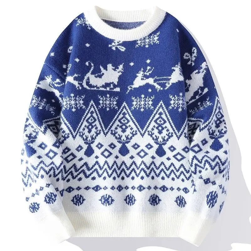 Alpine Reindeer Knit Sweater - Image 3
