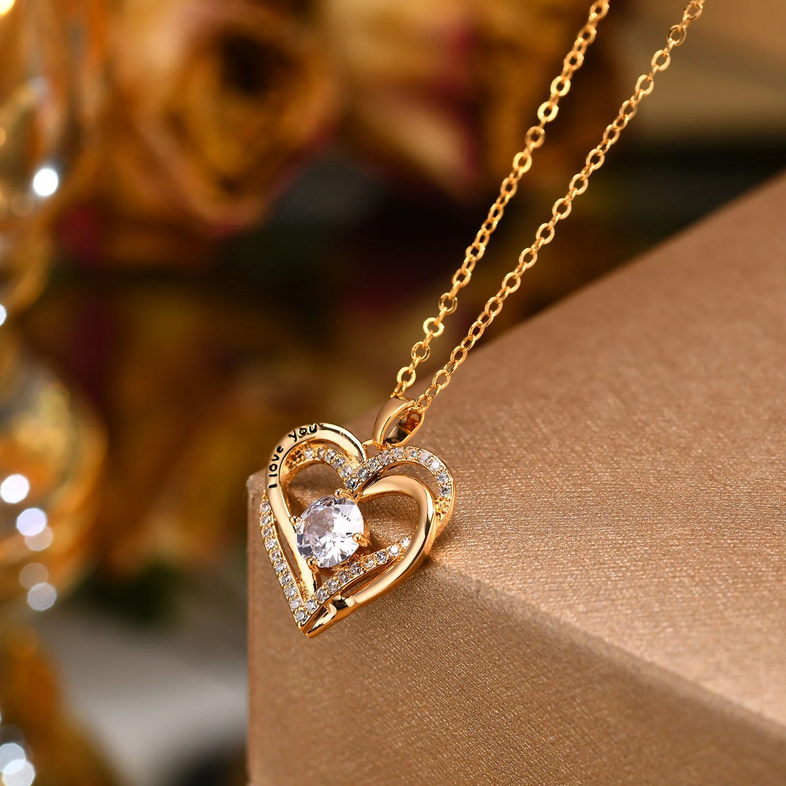 Amelia Eternal Heart Necklace - Image 2