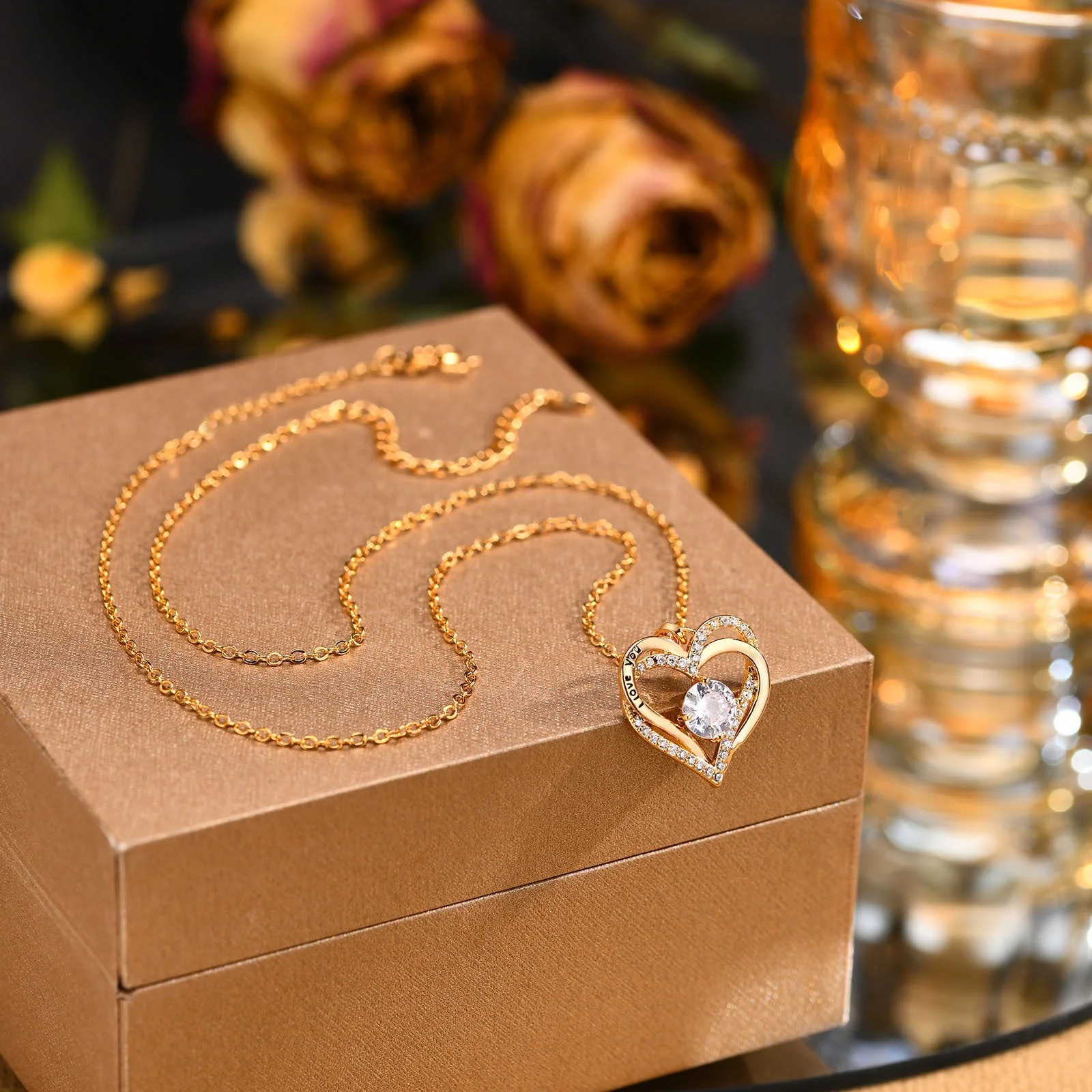Amelia Eternal Heart Necklace - Image 3