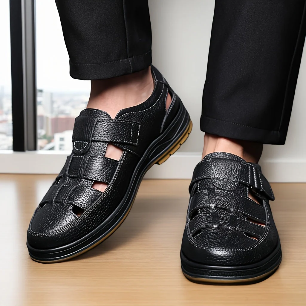Anthony Walker Leather Sandals - Image 10