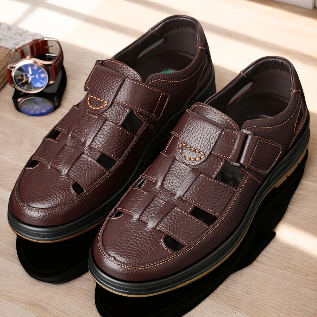 Anthony Walker Leather Sandals - Image 2