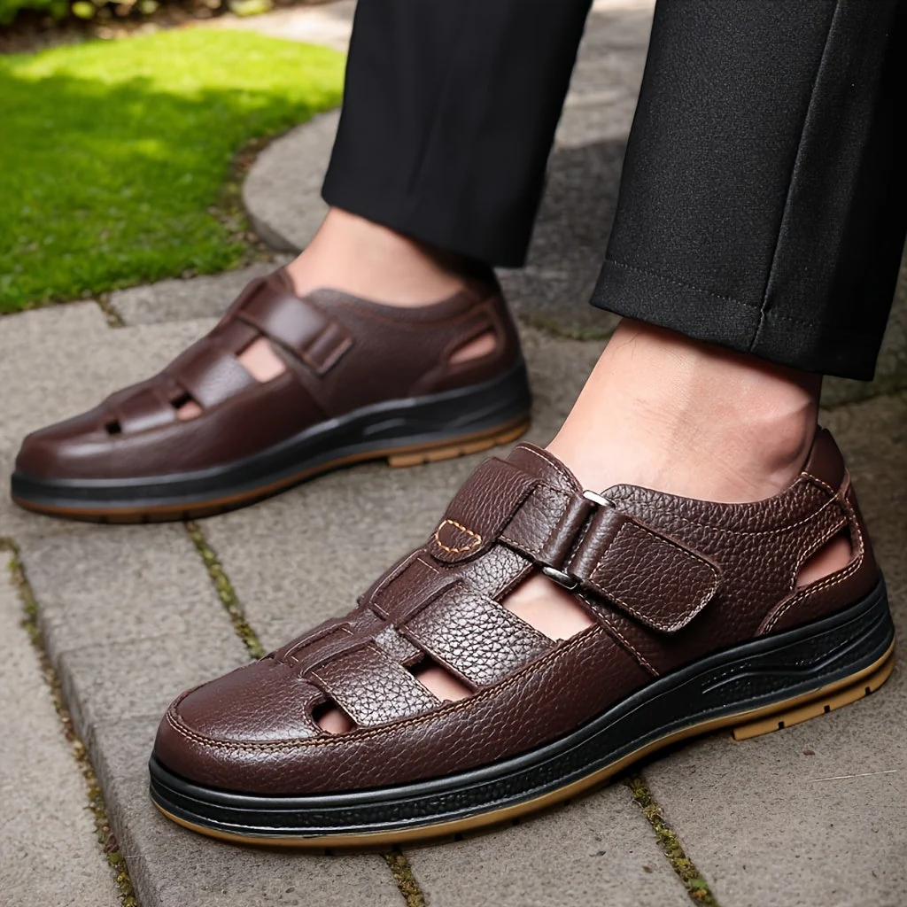 Anthony Walker Leather Sandals - Image 5