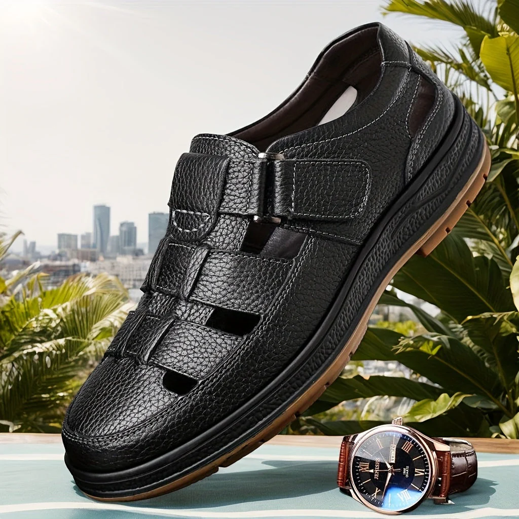 Anthony Walker Leather Sandals - Image 7