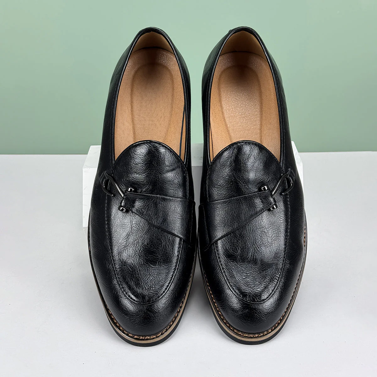 Austin Reed Leather Loafers - Image 7