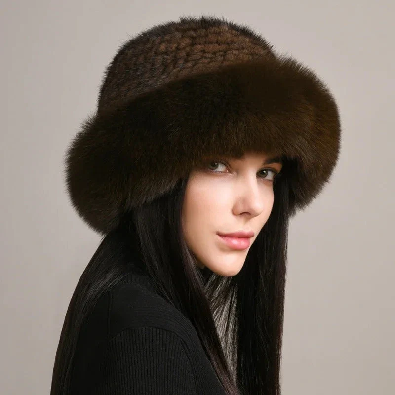 Camille Faux Fur Hat - Image 5