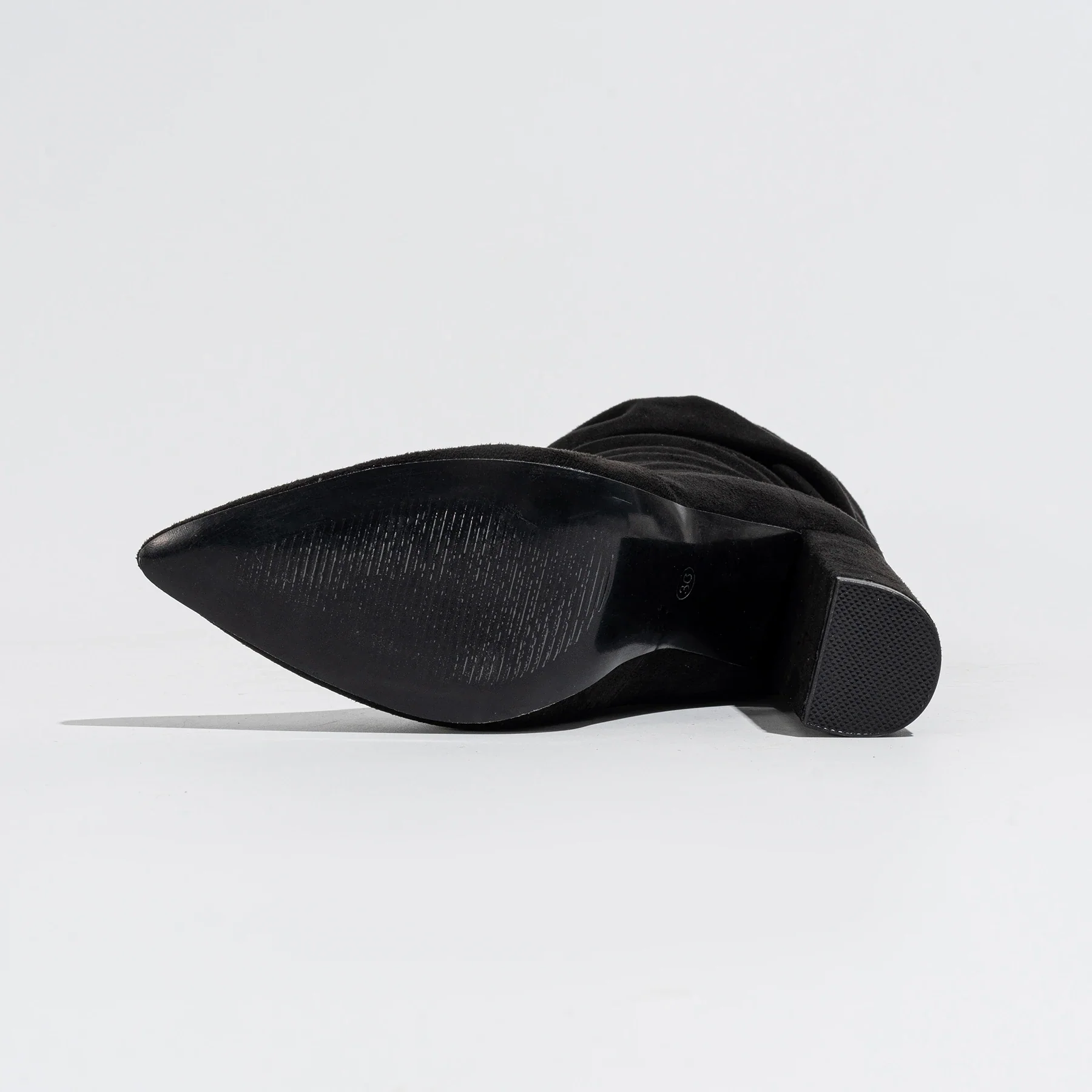 Camille High-Heel Suede Boots - Image 17