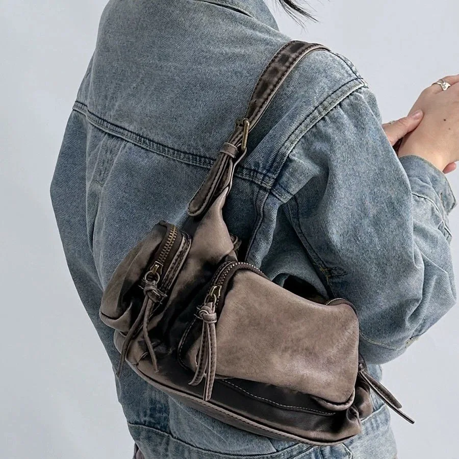 Camille Leather Shoulder Bag - Image 4