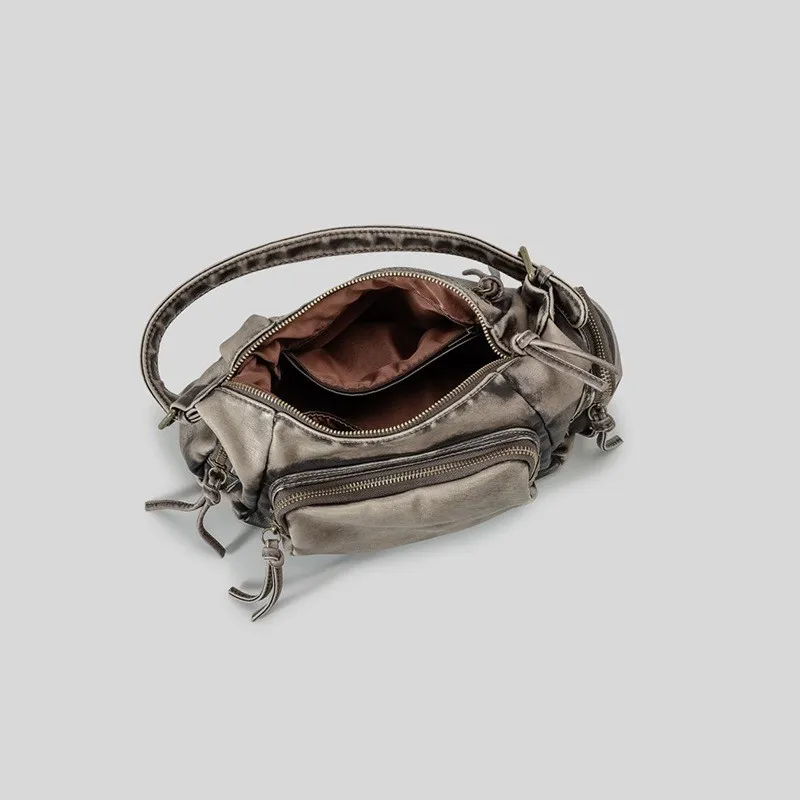 Camille Leather Shoulder Bag - Image 8