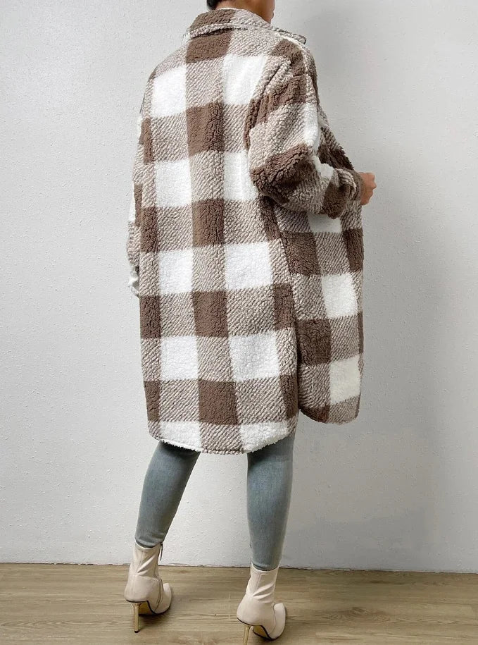 Camille Oversized Sherpa Jacket - Image 3
