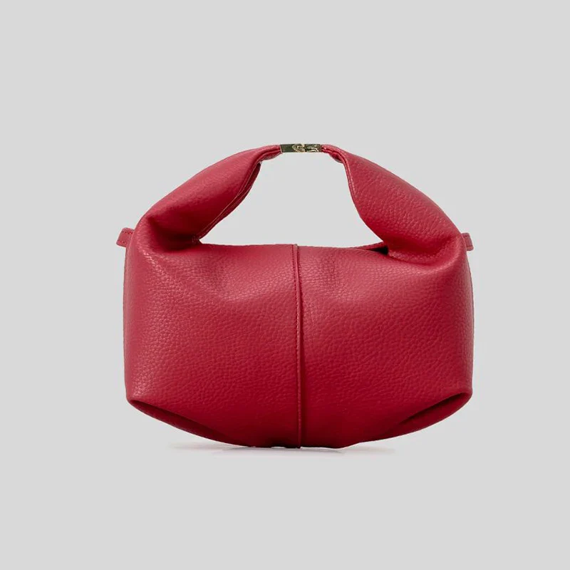 Camille Pebbled Leather Handbag - Image 5