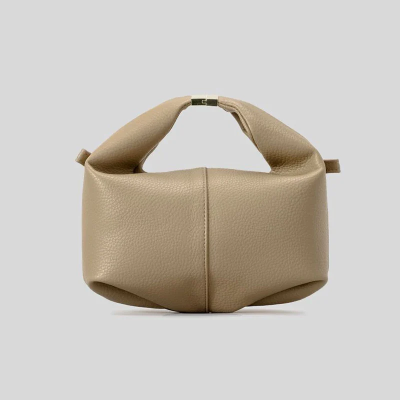 Camille Pebbled Leather Handbag - Image 6