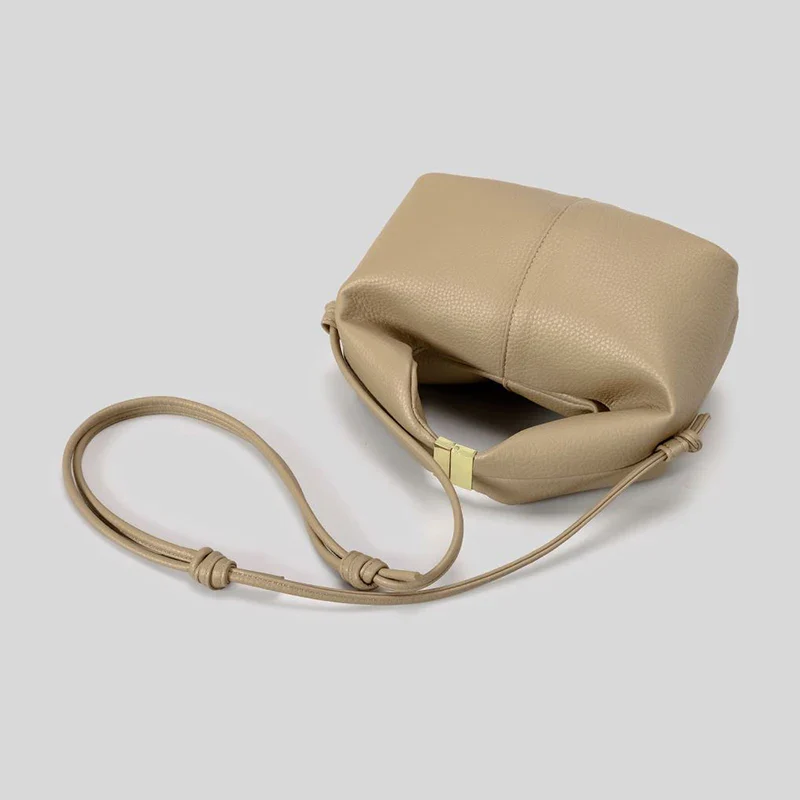 Camille Pebbled Leather Handbag - Image 7