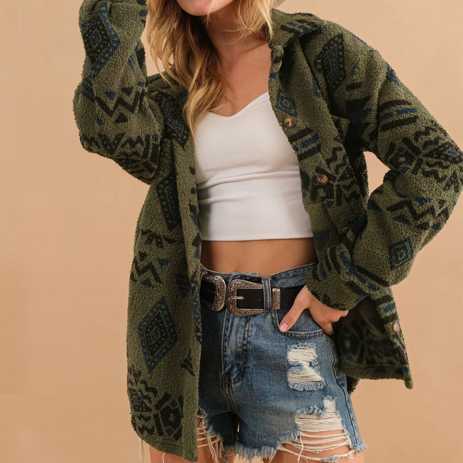 Camille Sherpa Jacket - Image 4