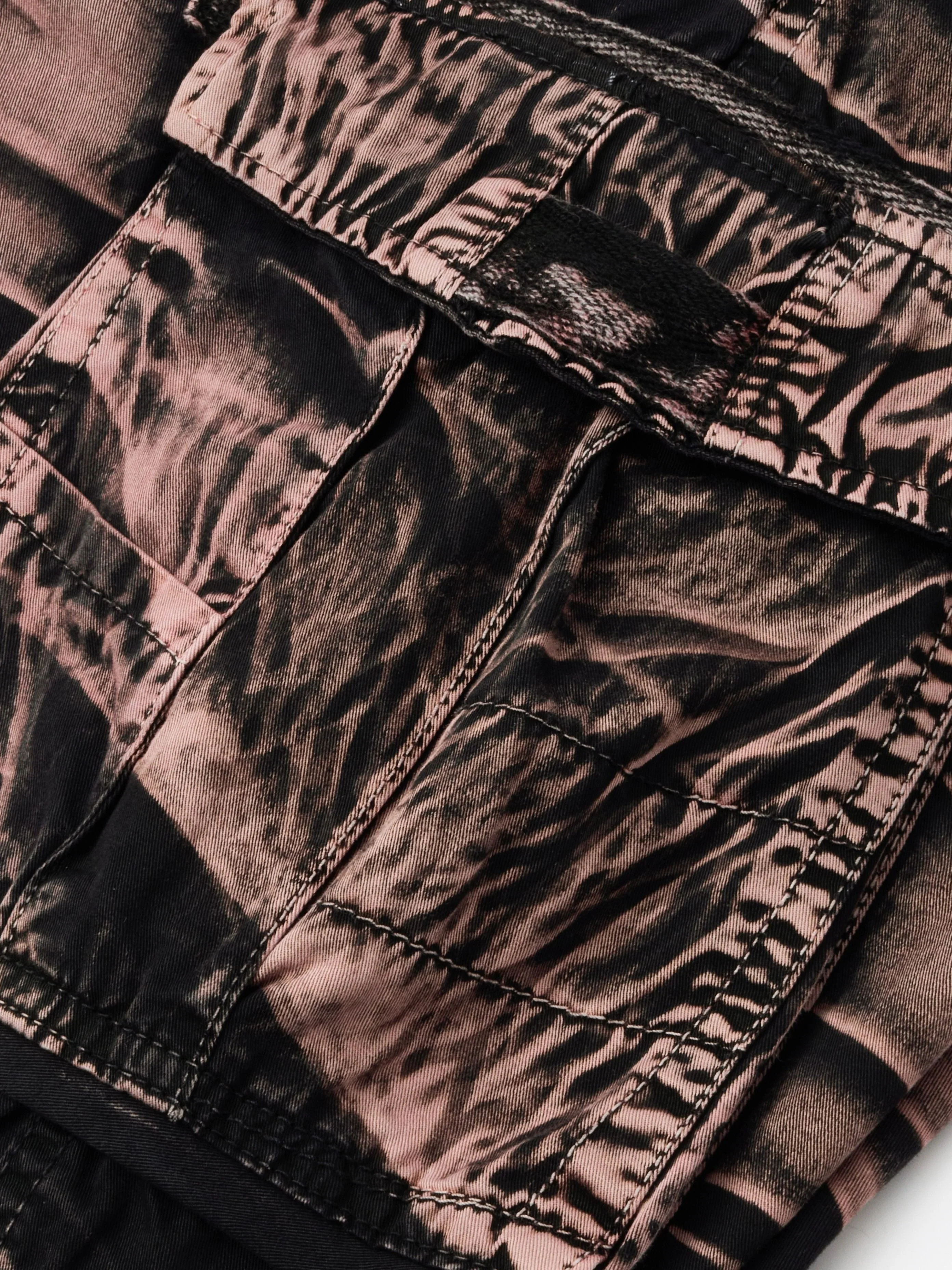 KangooSport Camo Pattern Cotton Cargo Shorts - Image 10