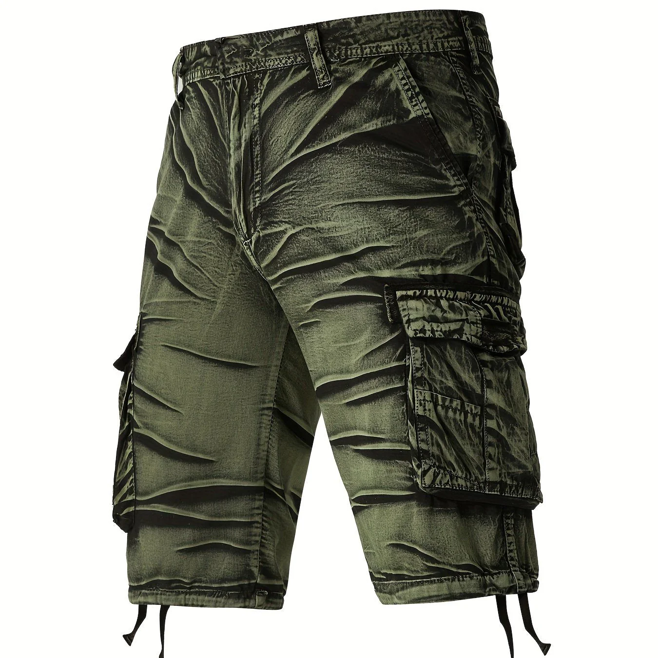 KangooSport Camo Pattern Cotton Cargo Shorts - Image 12