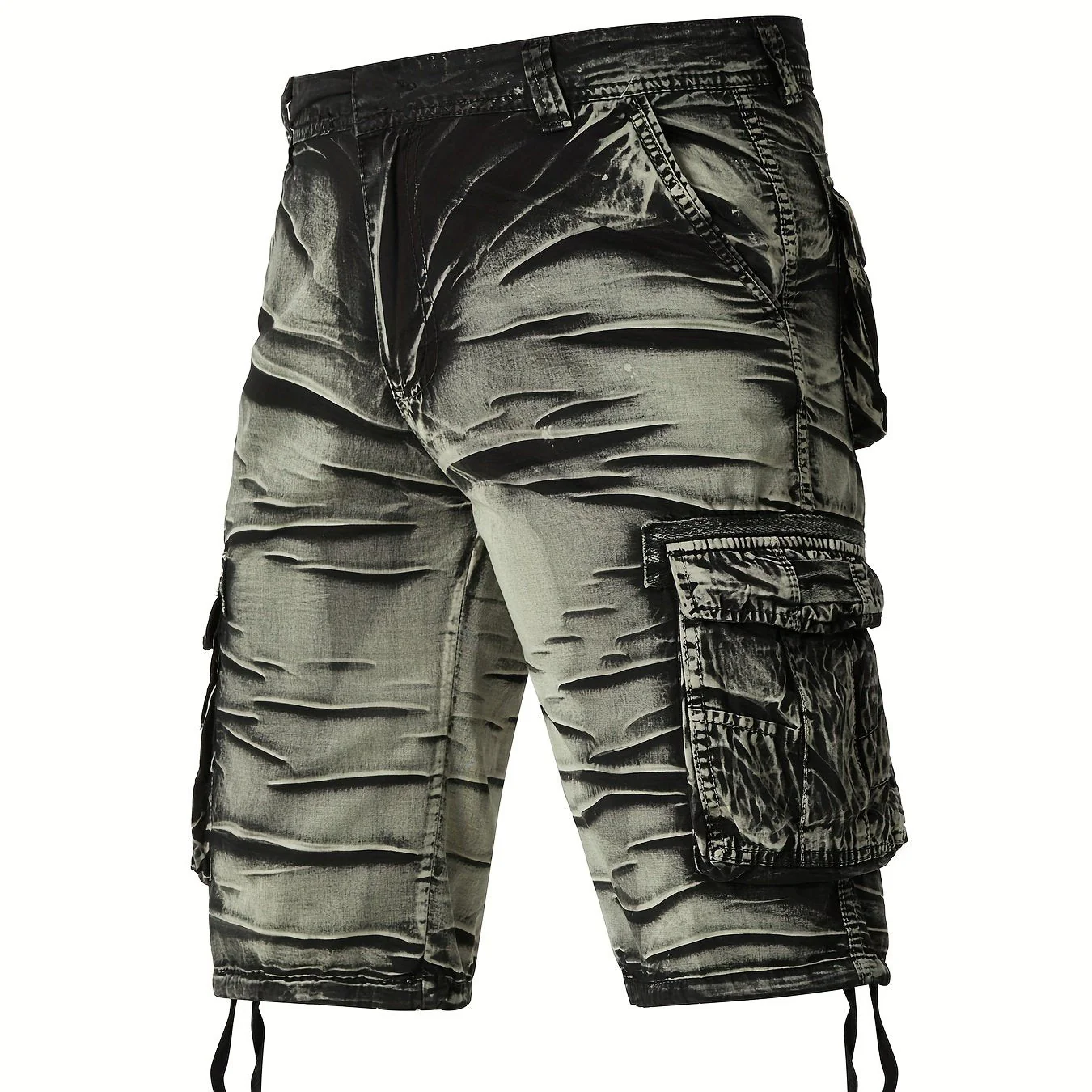 KangooSport Camo Pattern Cotton Cargo Shorts - Image 13