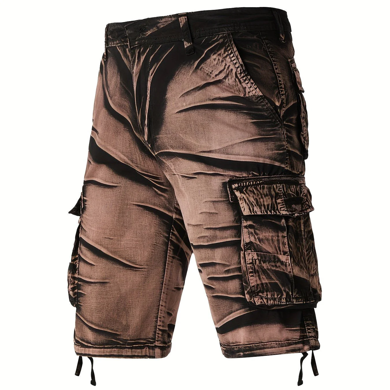 KangooSport Camo Pattern Cotton Cargo Shorts - Image 14