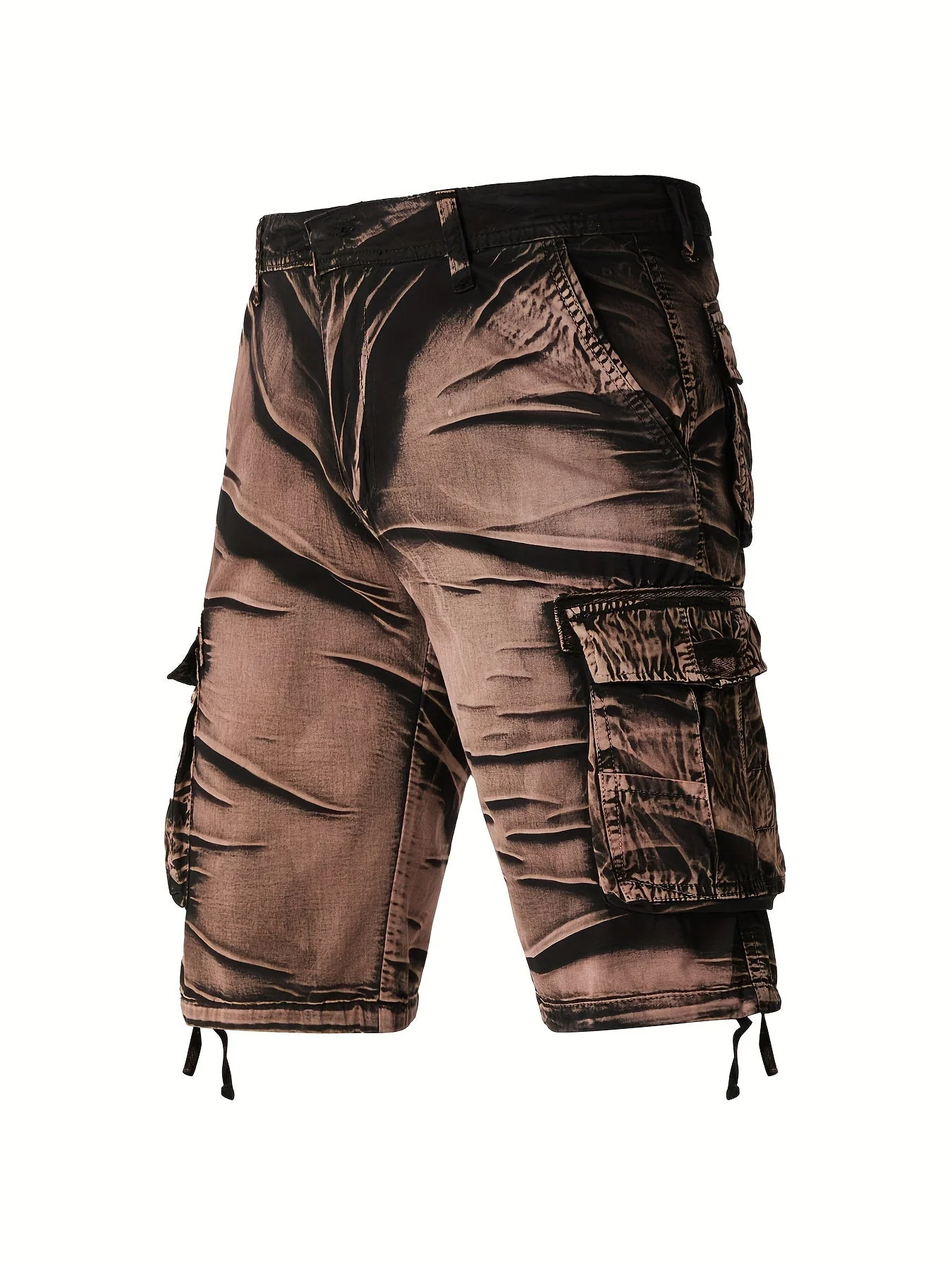 KangooSport Camo Pattern Cotton Cargo Shorts - Image 2