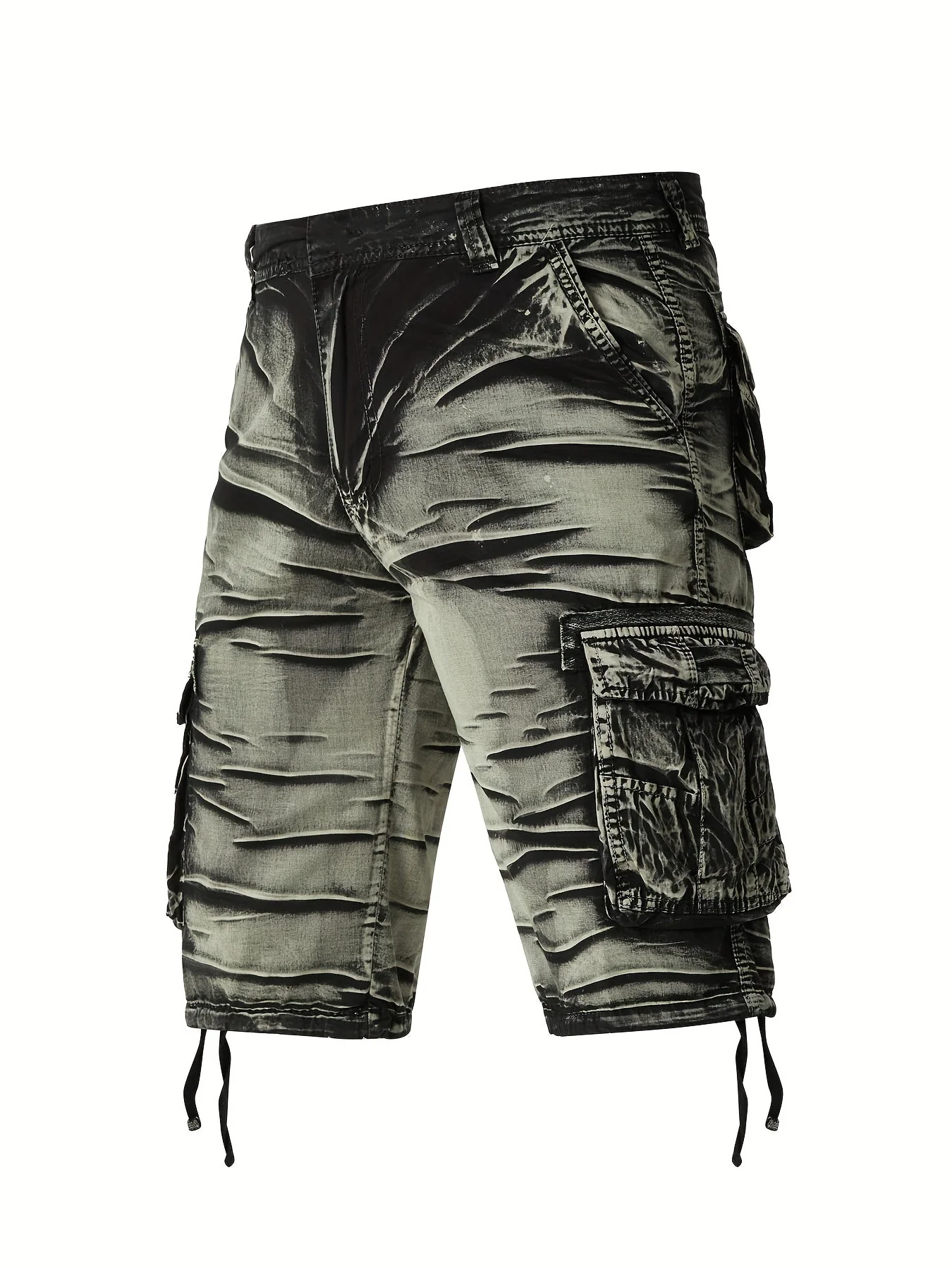 KangooSport Camo Pattern Cotton Cargo Shorts - Image 3