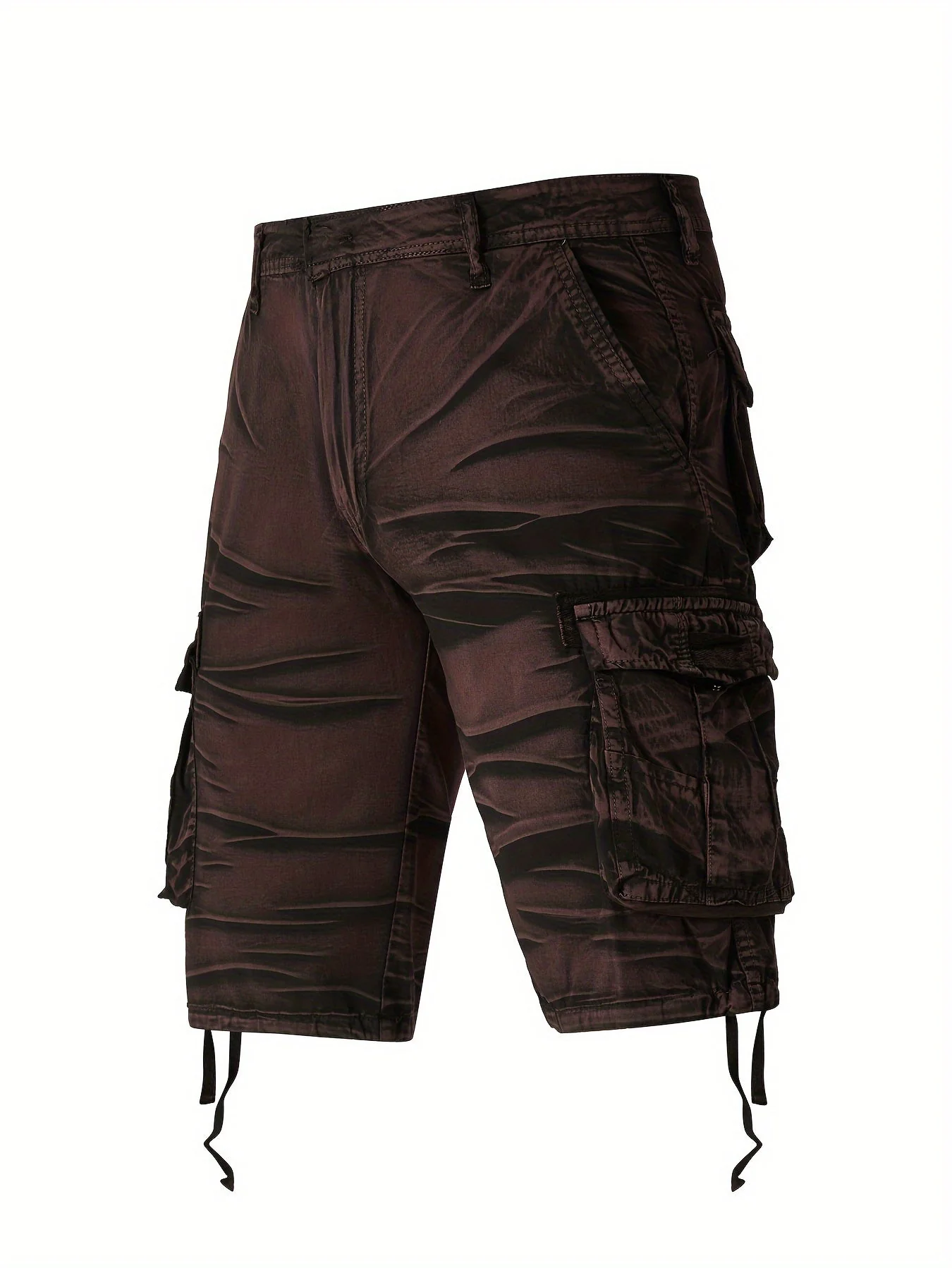 KangooSport Camo Pattern Cotton Cargo Shorts - Image 4