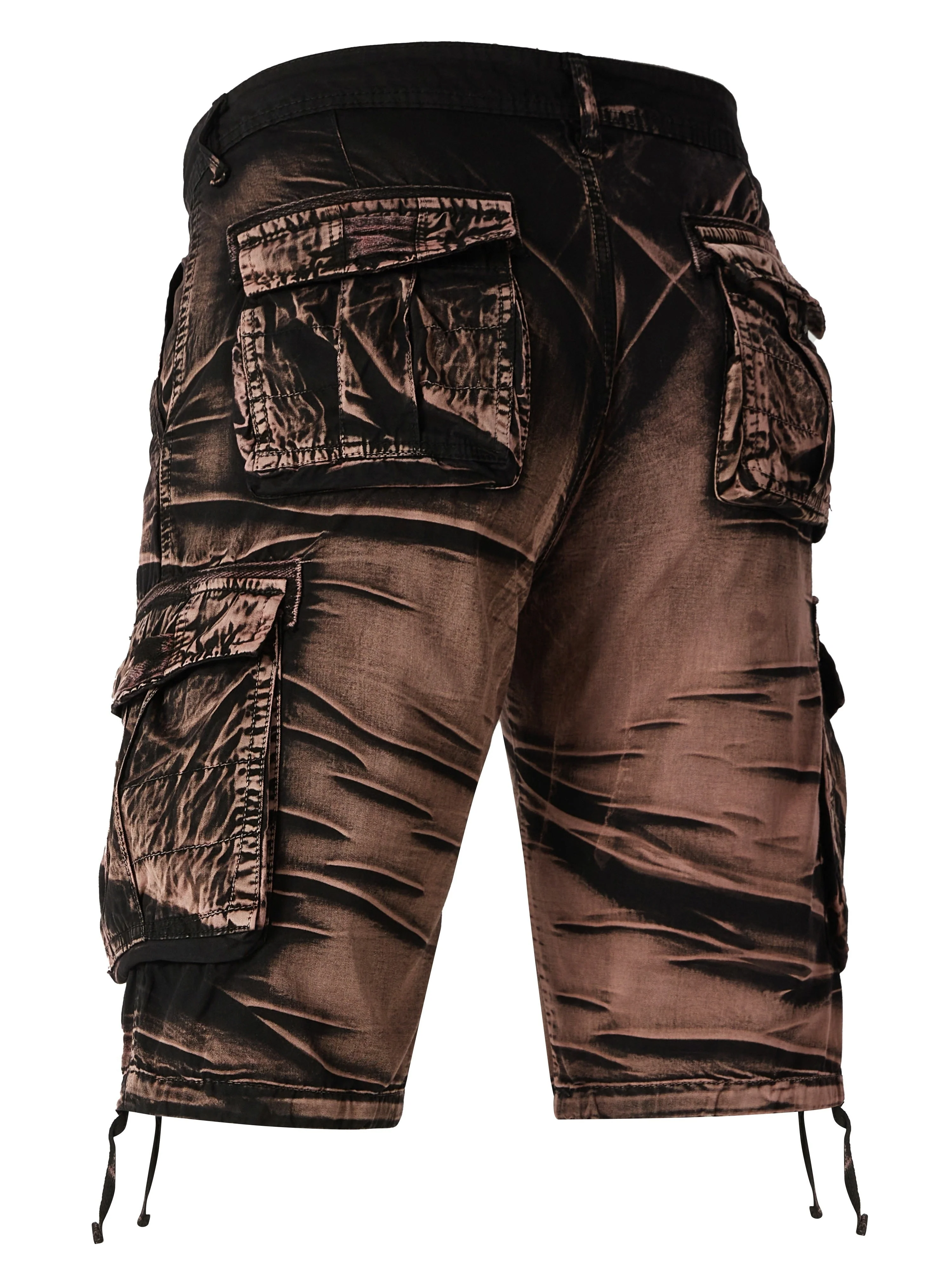 KangooSport Camo Pattern Cotton Cargo Shorts - Image 6