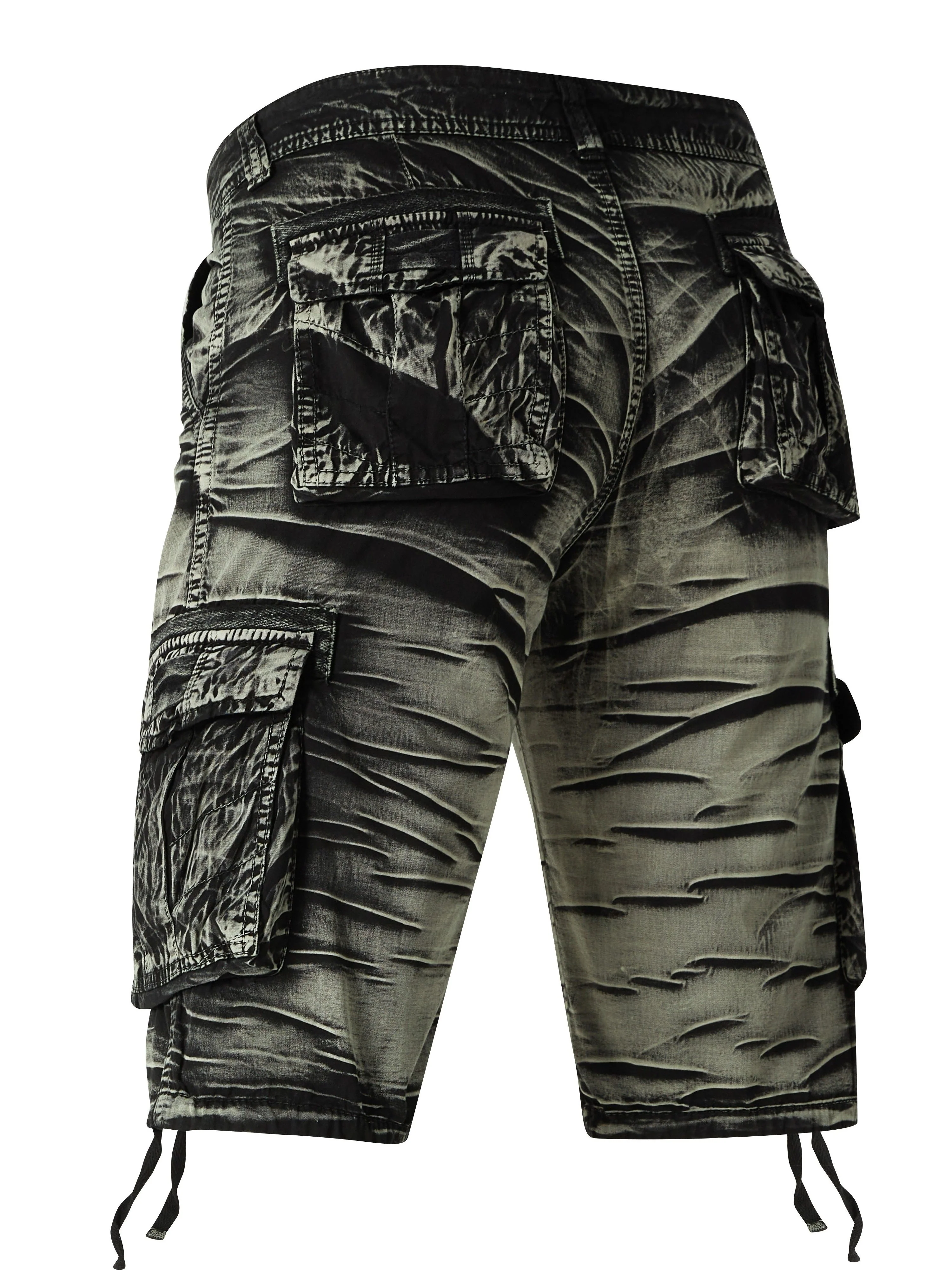 KangooSport Camo Pattern Cotton Cargo Shorts - Image 7