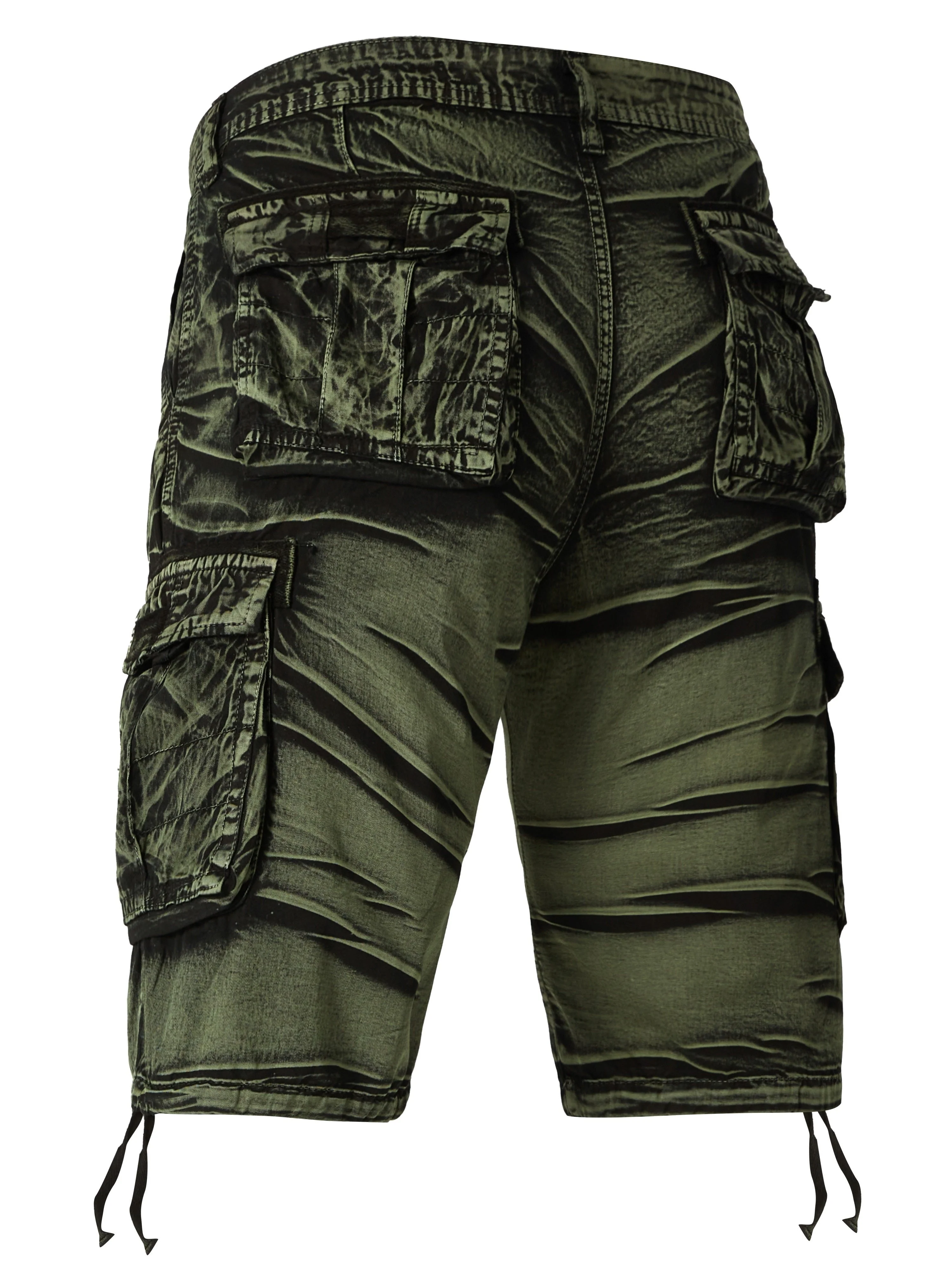 KangooSport Camo Pattern Cotton Cargo Shorts - Image 9