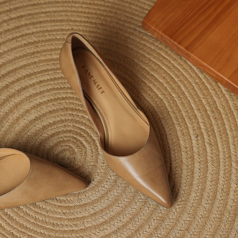 Cara Madson Genuine Leather Heels - Image 10