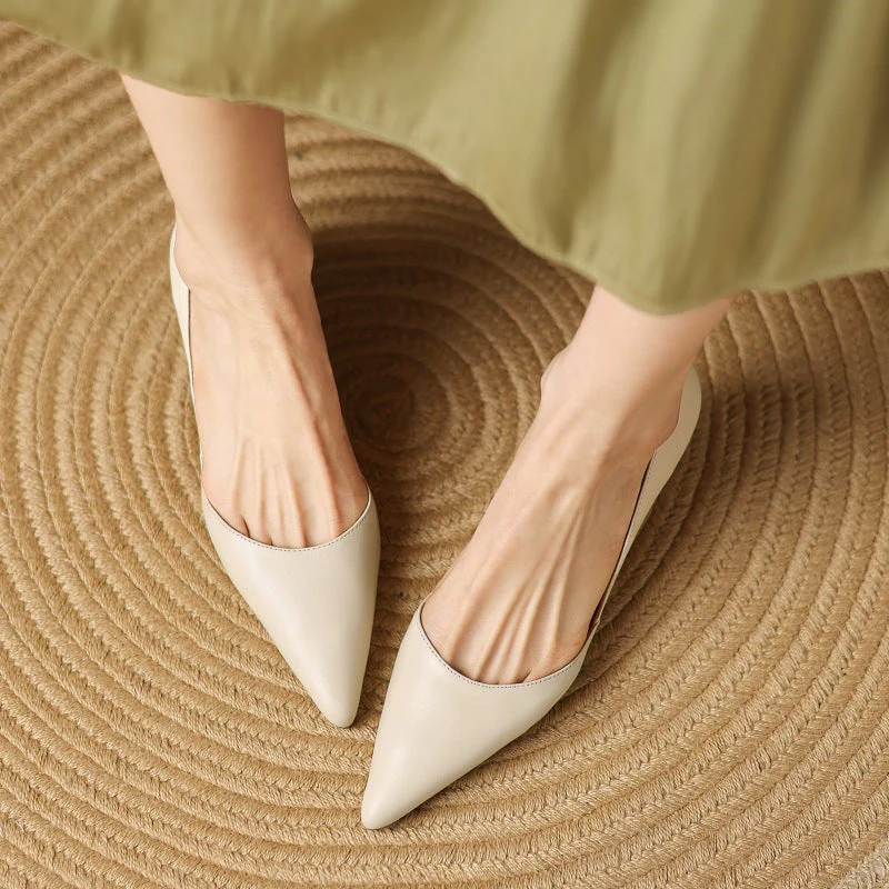 Cara Madson Genuine Leather Heels - Image 15