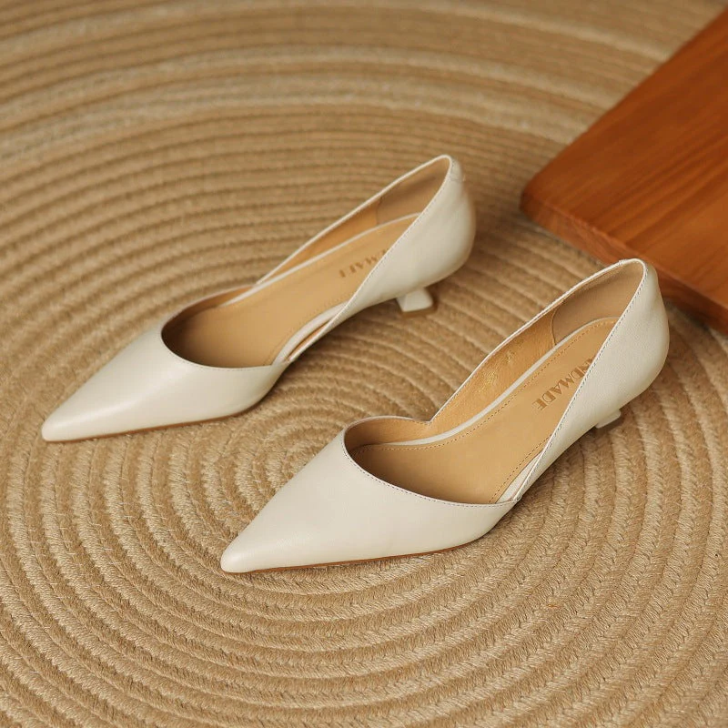 Cara Madson Genuine Leather Heels - Image 19