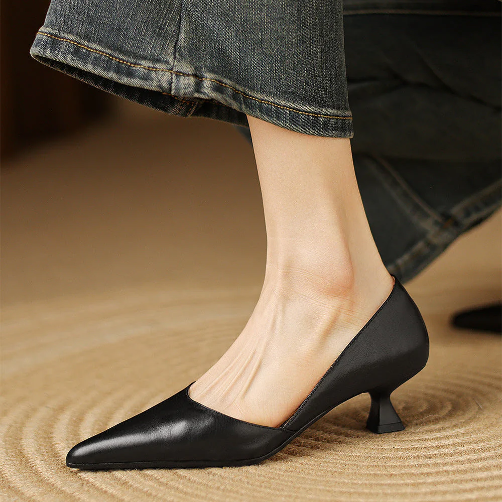 Cara Madson Genuine Leather Heels - Image 22