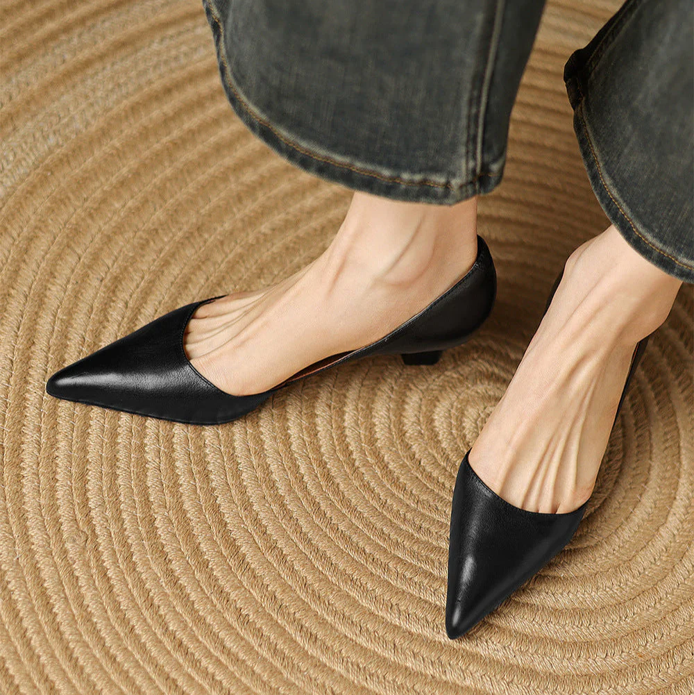 Cara Madson Genuine Leather Heels - Image 23
