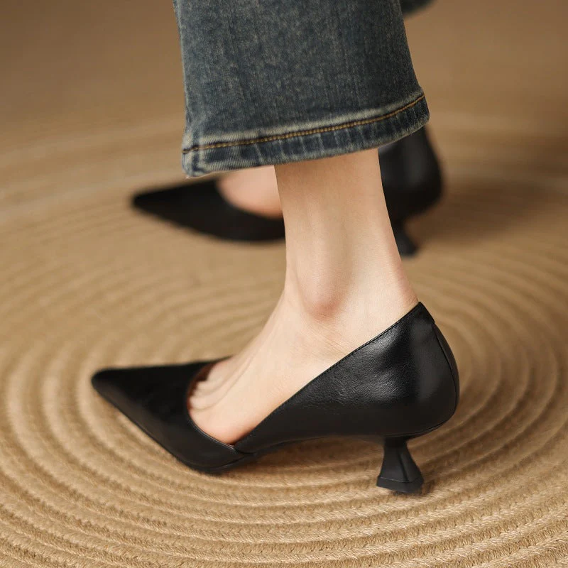 Cara Madson Genuine Leather Heels - Image 25
