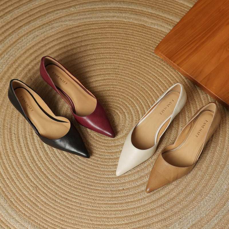 Cara Madson Genuine Leather Heels - Image 7