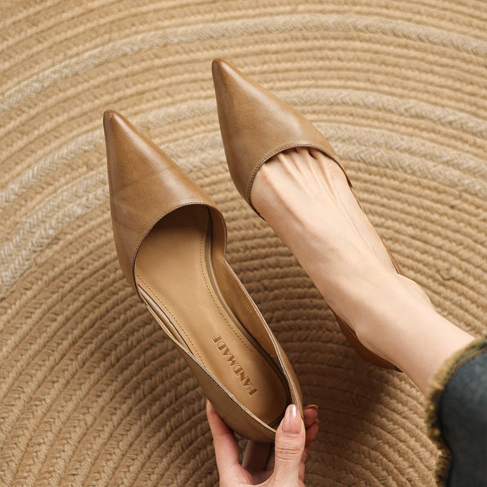 Cara Madson Genuine Leather Heels - Image 8