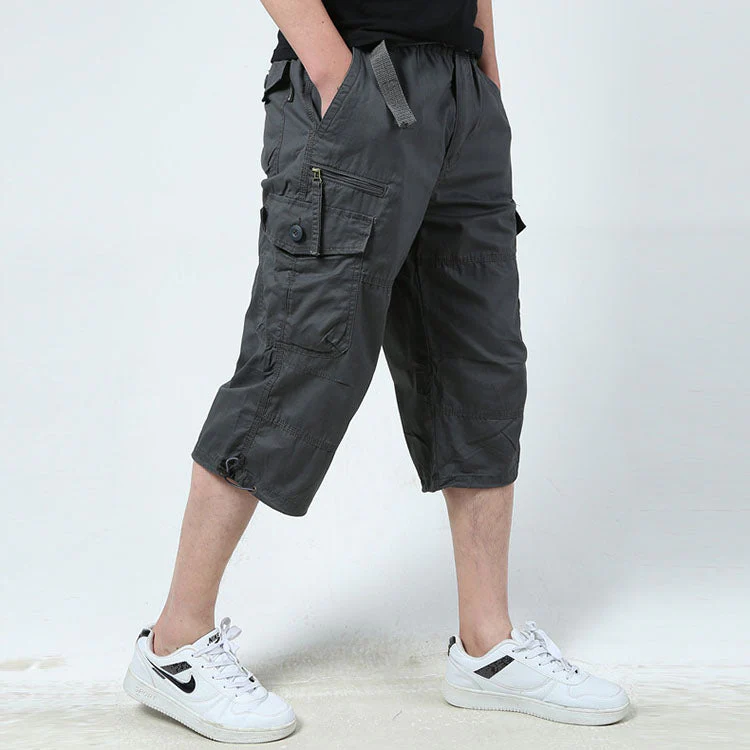 Casual Cotton Outdoor Multi Pockets Shorts - Image 10