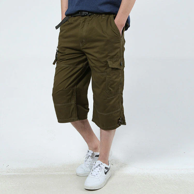 Casual Cotton Outdoor Multi Pockets Shorts - Image 2