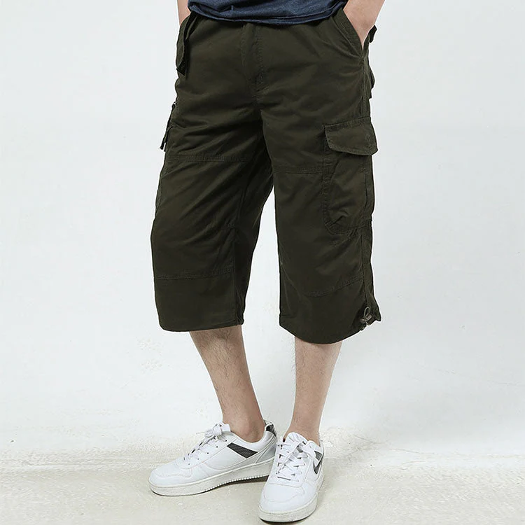 Casual Cotton Outdoor Multi Pockets Shorts - Image 6