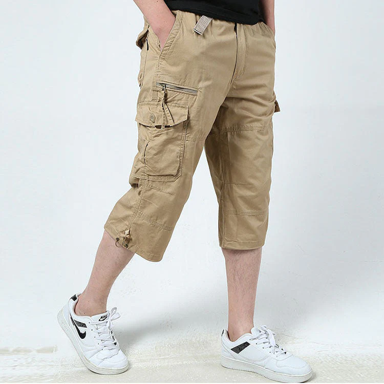 Casual Cotton Outdoor Multi Pockets Shorts - Image 8