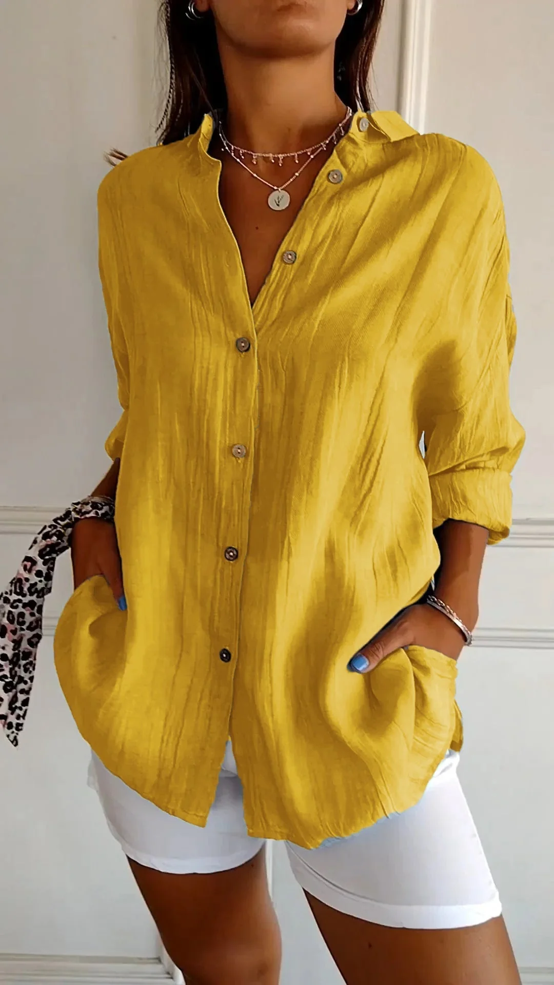 Celeste Linen Summer Shirt - Image 5