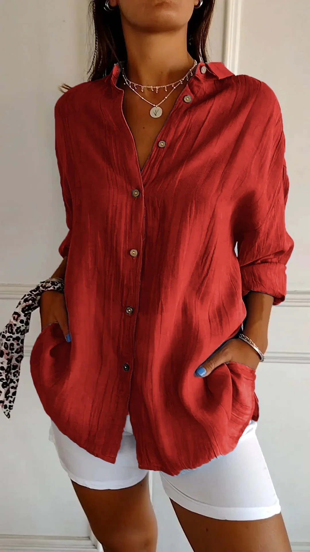 Celeste Linen Summer Shirt - Image 7