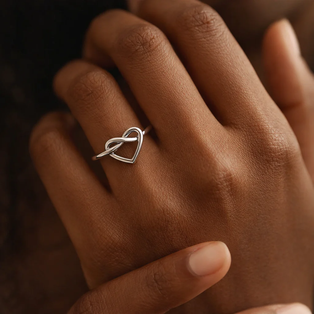 Celeste Love Knot Ring - Image 4