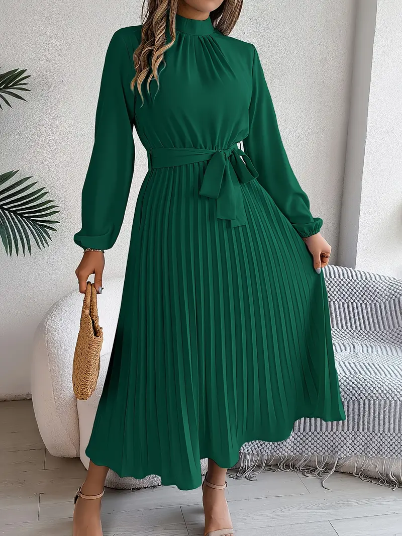 Celeste Pleated Midi Dress - Image 3