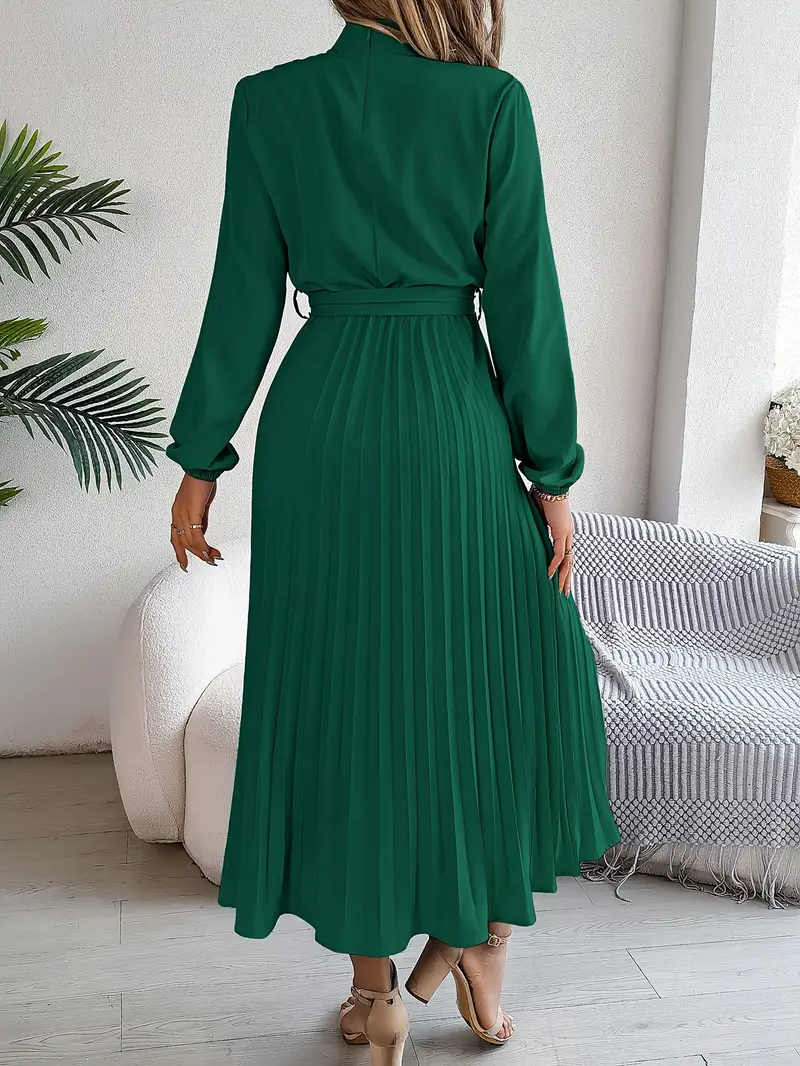 Celeste Pleated Midi Dress - Image 4