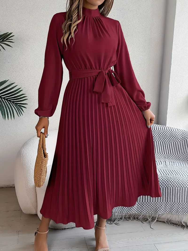 Celeste Pleated Midi Dress - Image 5