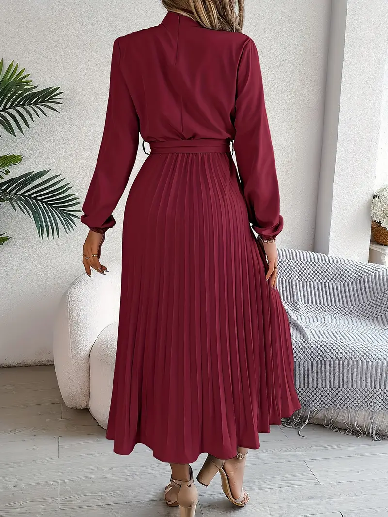 Celeste Pleated Midi Dress - Image 6