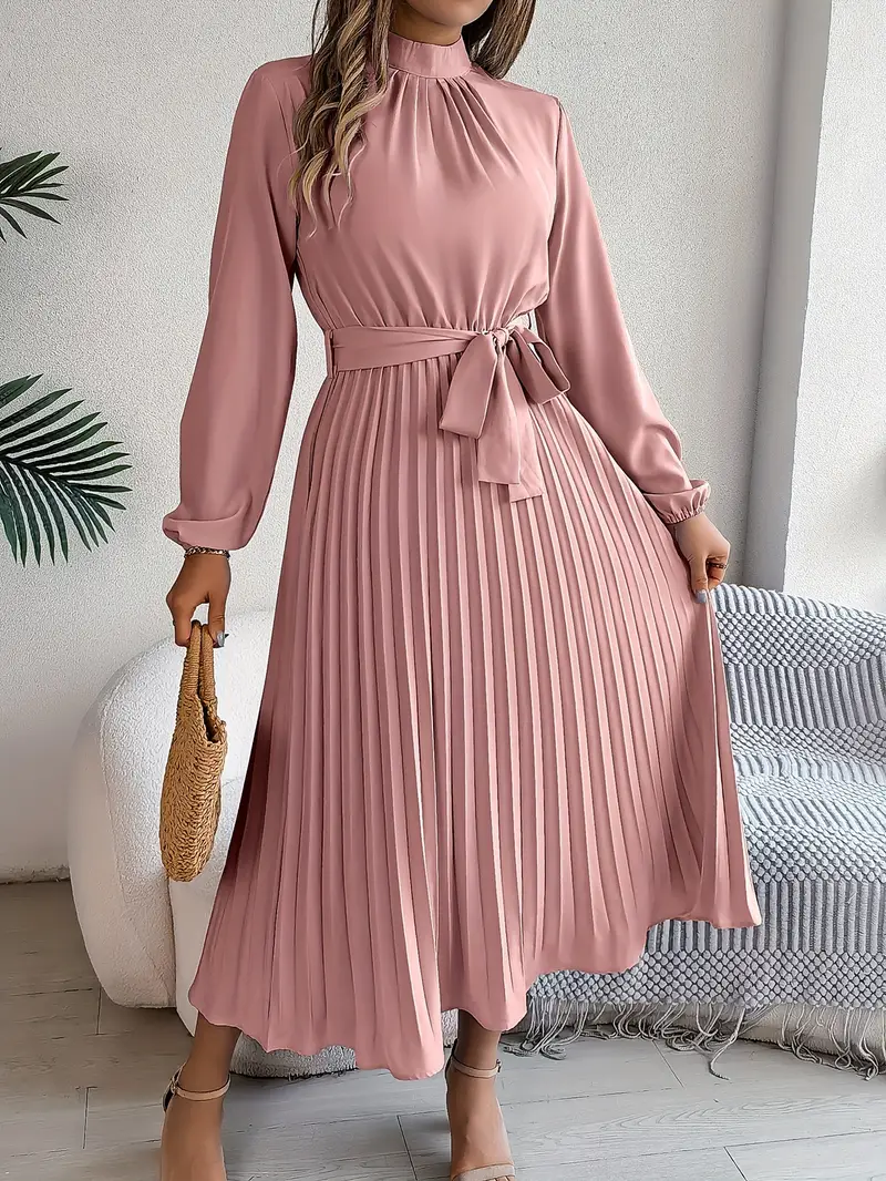 Celeste Pleated Midi Dress - Image 7